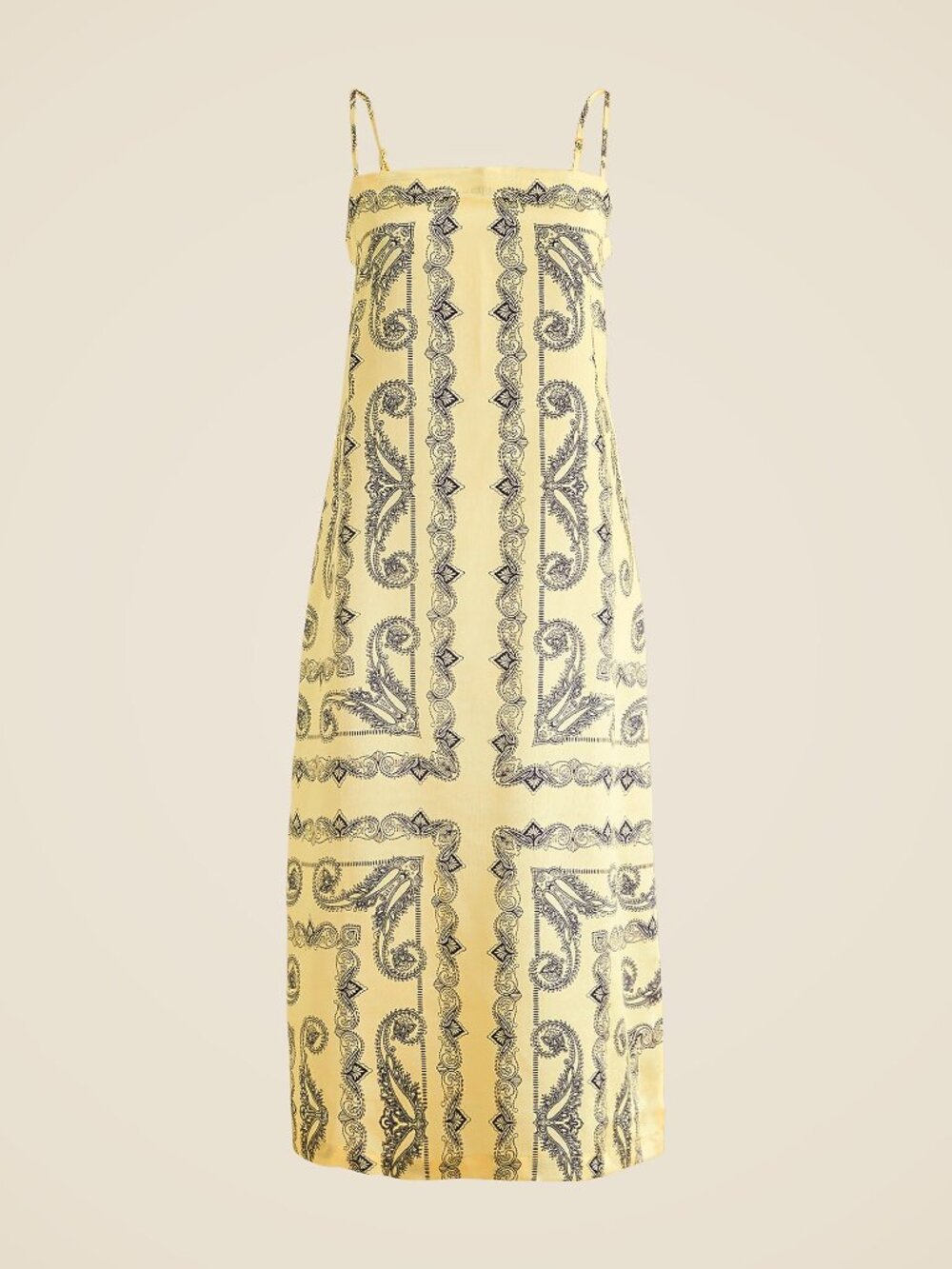 J. Crew Paisley Print Midi Dress